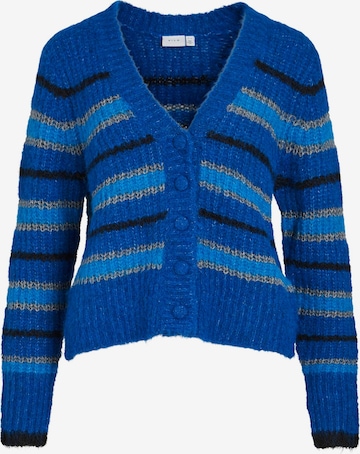 VILA Strickjacke 'FINLEY' in Blau: predná strana