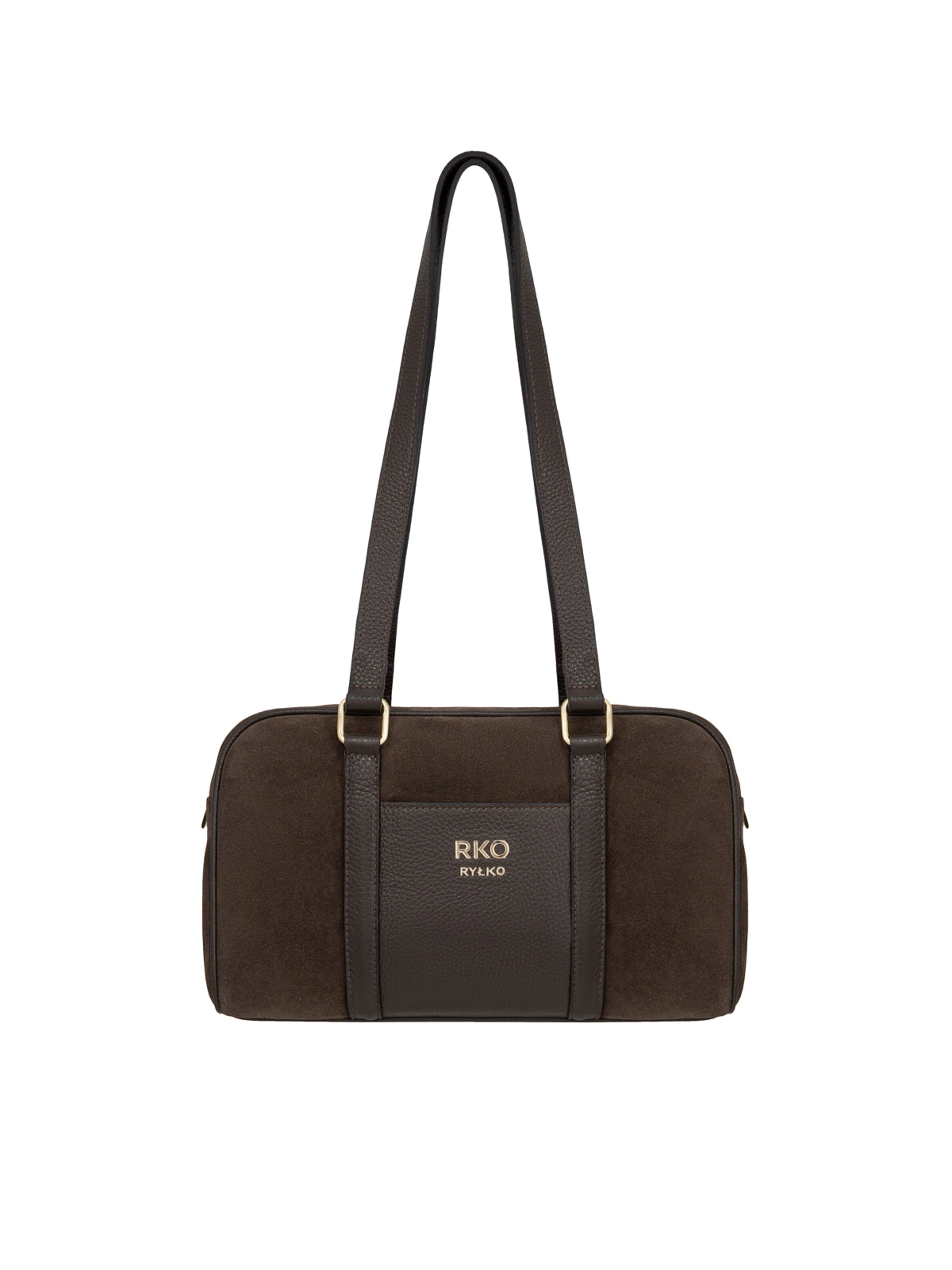 RYLKO Schultertasche in Braun: Vorderseite