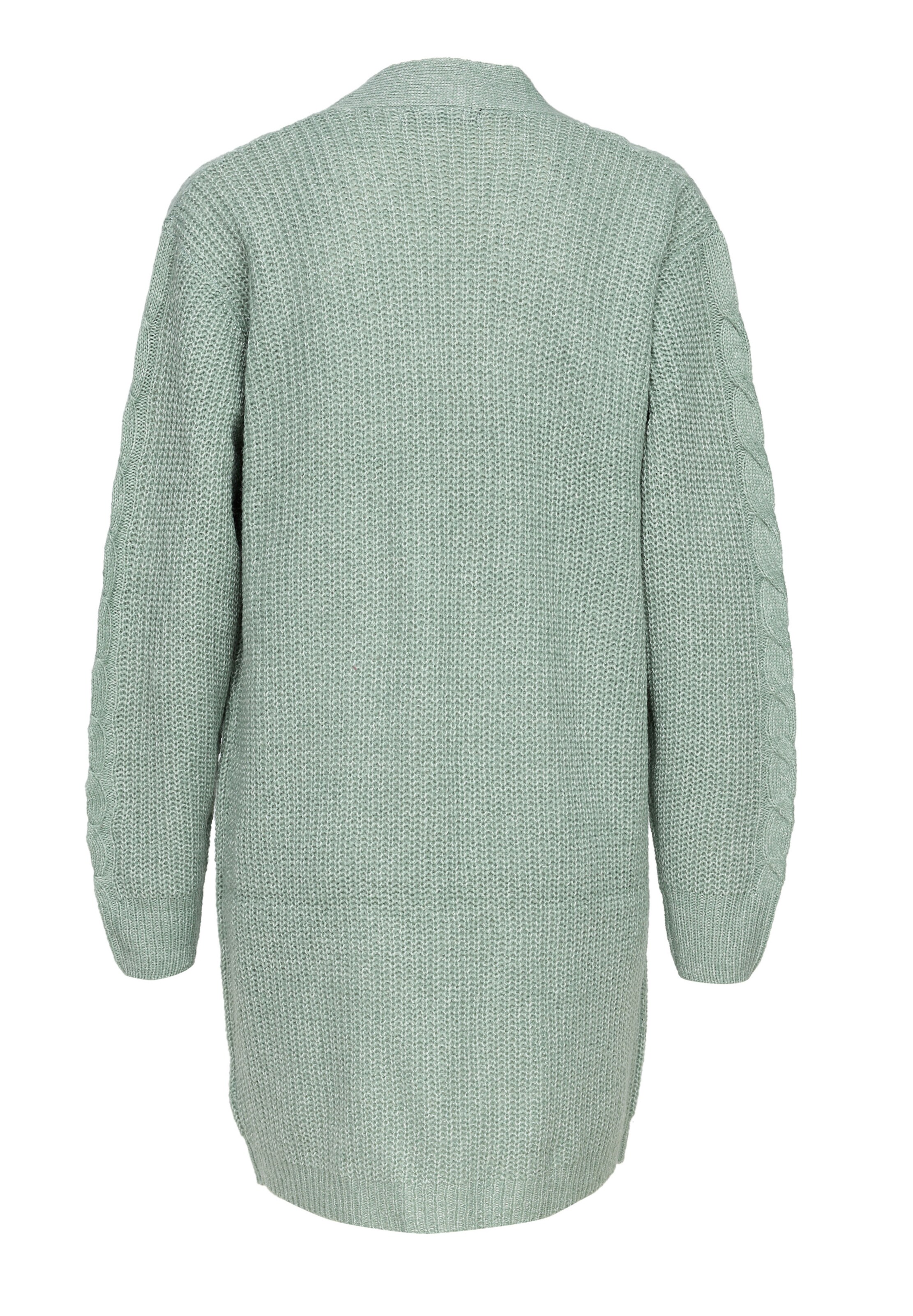 Threadbare Knit Cardigan in Green