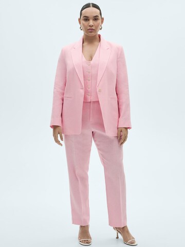 MANGO Jakkesætsvest 'BORELI' i pink