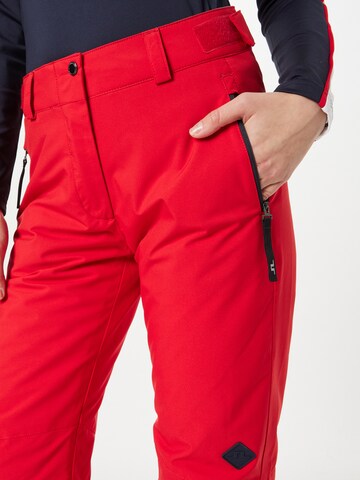 Regular Pantalon outdoor J.Lindeberg en rouge