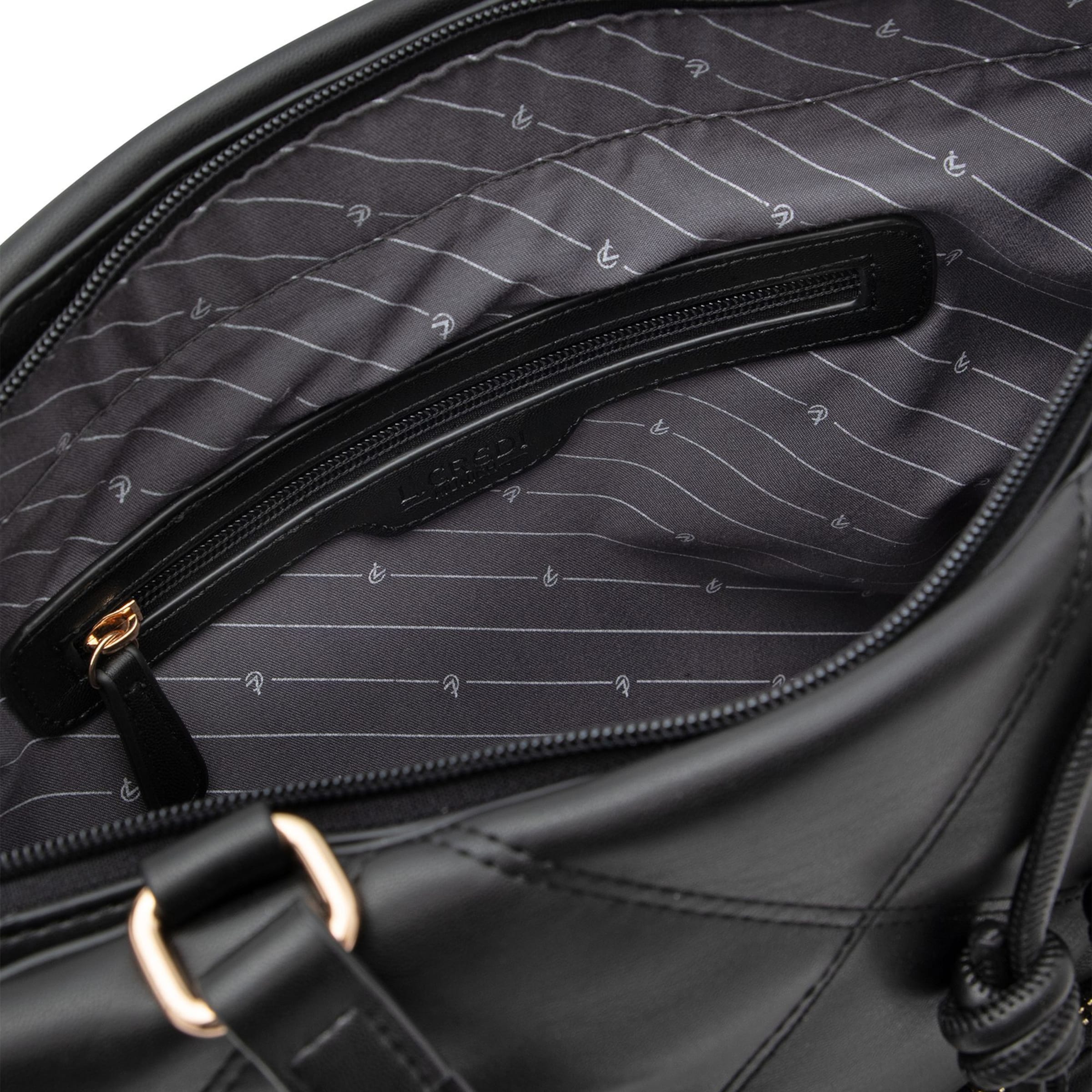 Sac bandoulière 'Raimunda' L.CREDI en noir