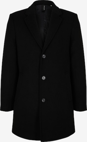 Manteau mi-saison TOM TAILOR en noir : devant