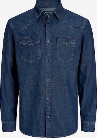 Portland Outerwear Company Regular fit Button Up Shirt in Blue: front