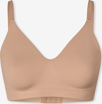 SCHIESSER Top ' Seamless Contouring ' in Beige: voorkant