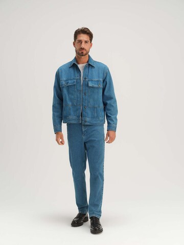 TRAPP Between-season jacket in Blue: front