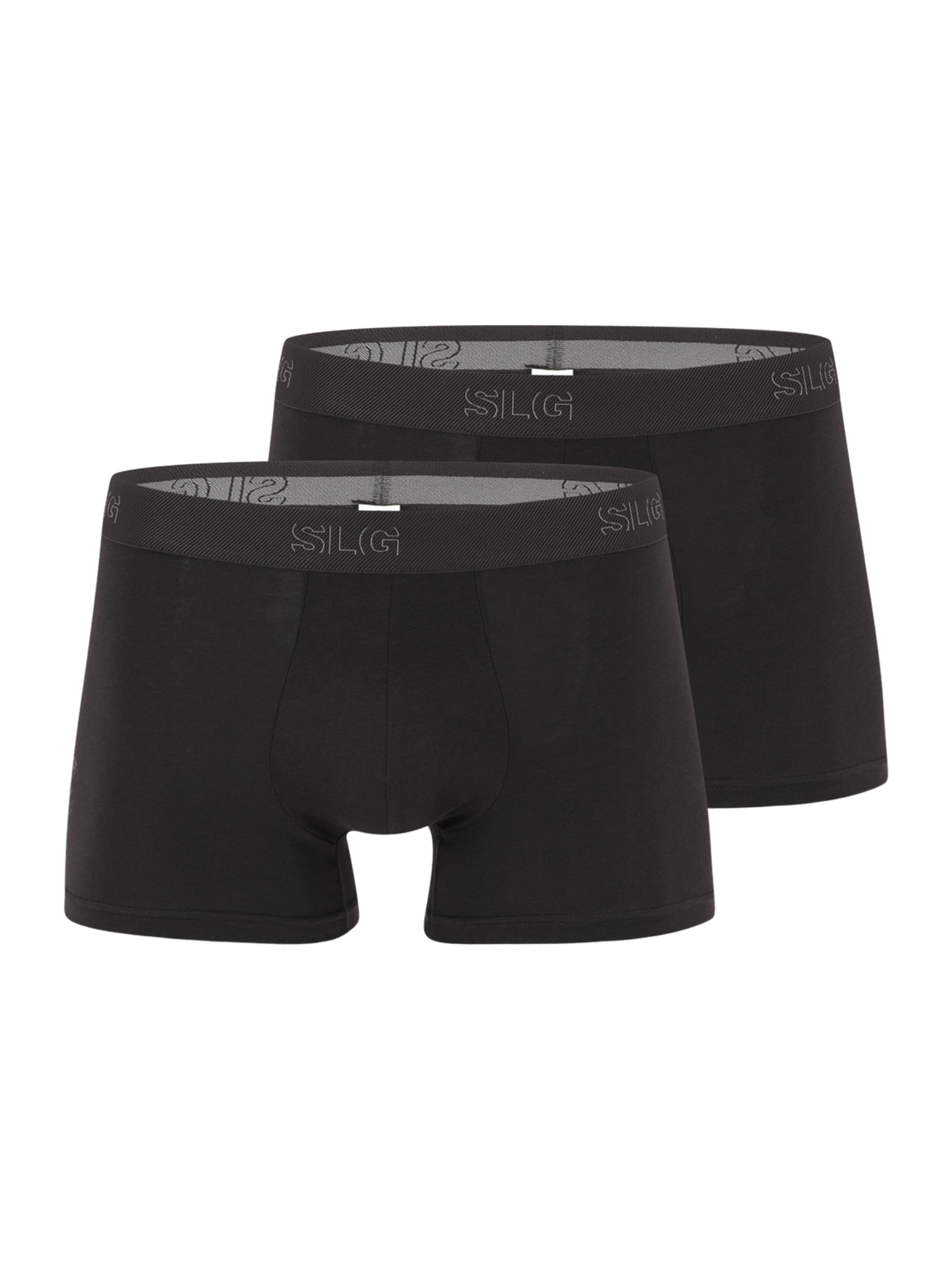 SLOGGI Шорты Боксеры в Черный: спереди
