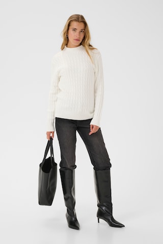 Kaffe Pullover i hvid