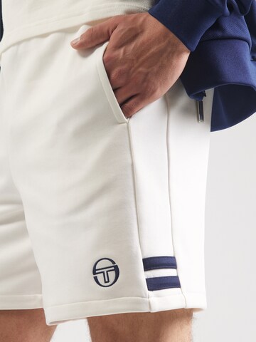 Regular Pantalon 'NEW ORION' Sergio Tacchini en blanc