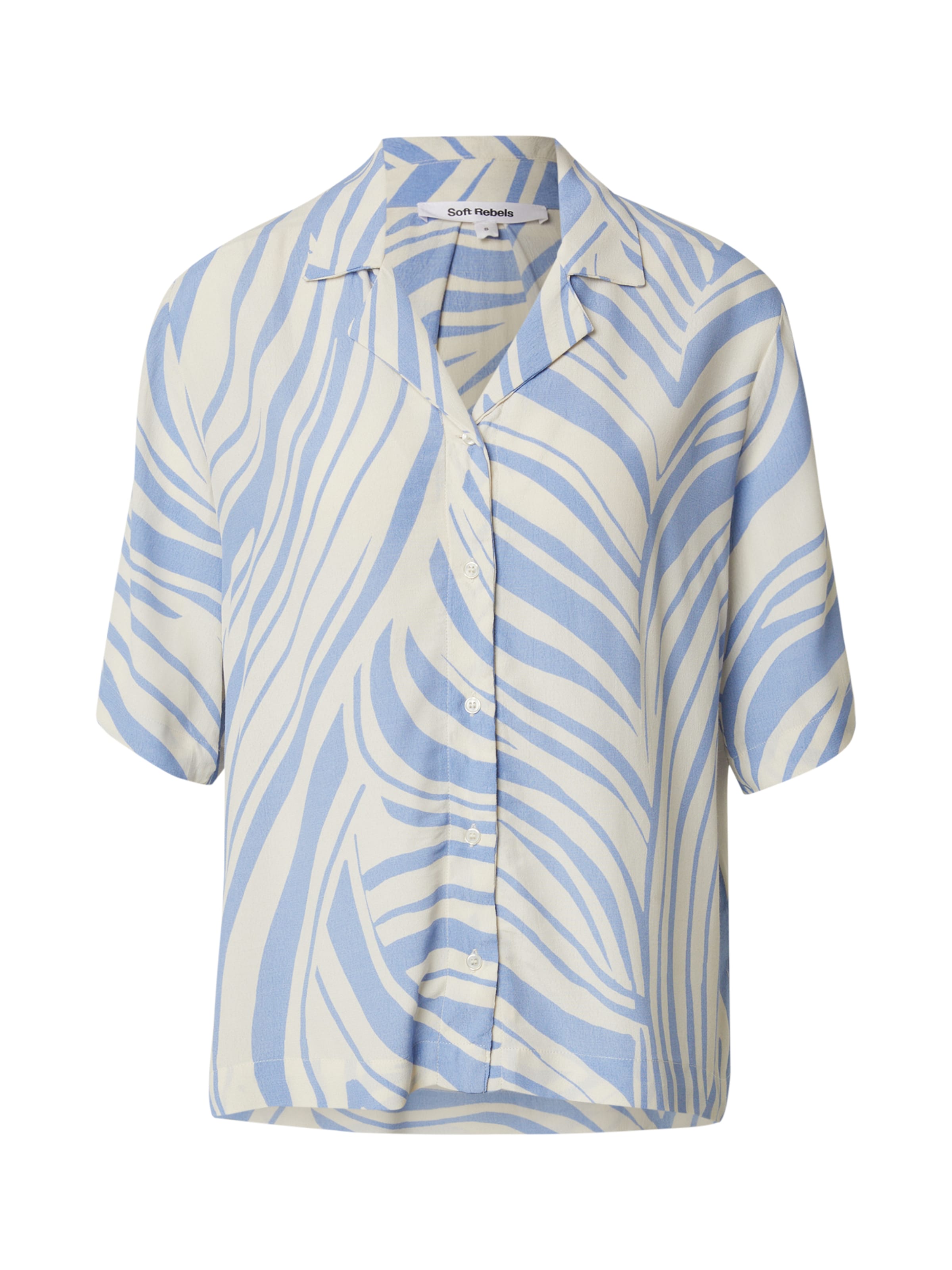 Camicia da donna 'SRBilly' di Soft Rebels in blu: frontale