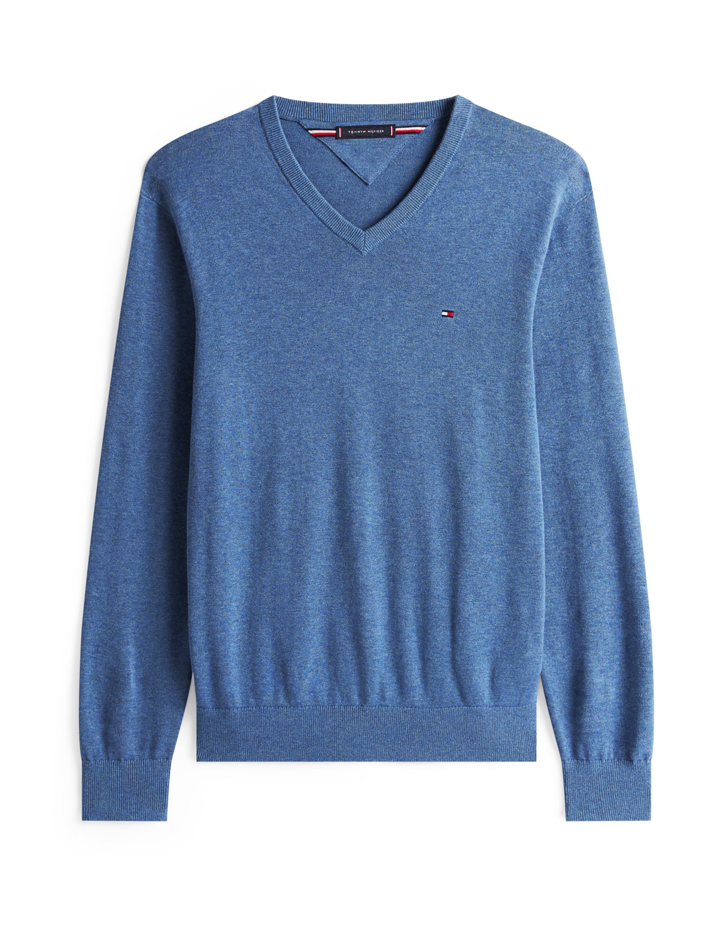 TOMMY HILFIGER Sweater 'ESSENTIAL' in Blue: front