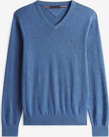 zils TOMMY HILFIGER Džemperis 'ESSENTIAL': no priekšpuses