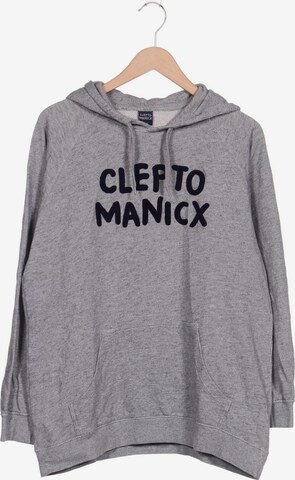 Cleptomanicx Sweatshirt & Zip-Up Hoodie in L in Grey: front