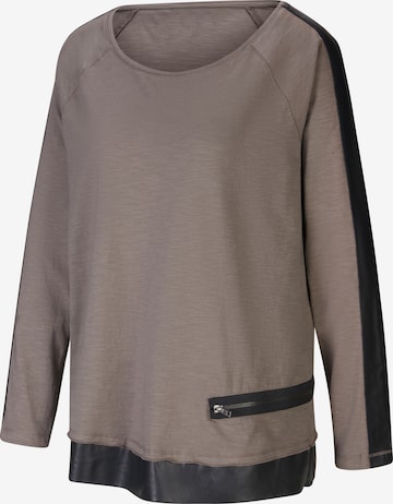 T-shirt heine en gris : devant