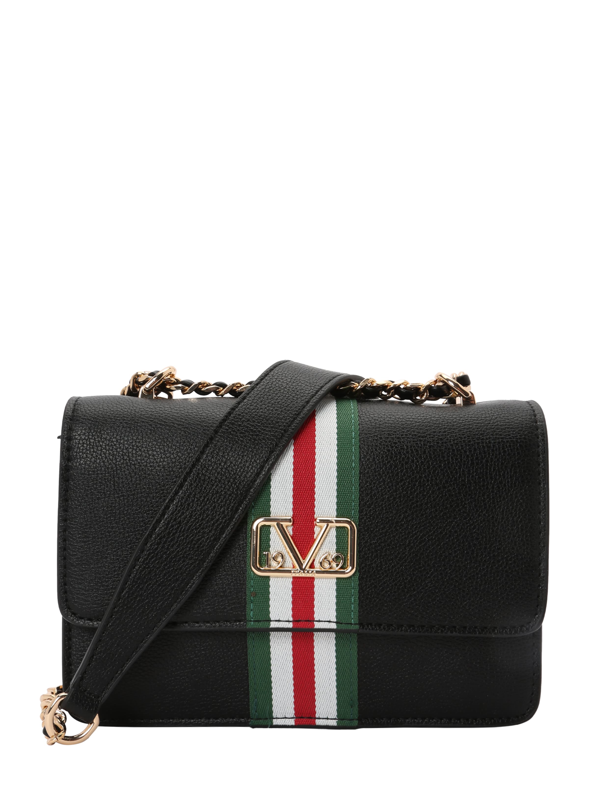 19V69 ITALIA Skuldertaske i sort: forside