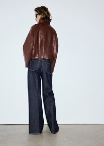 MANGO Wide leg Jeans 'ELISE' in Blue