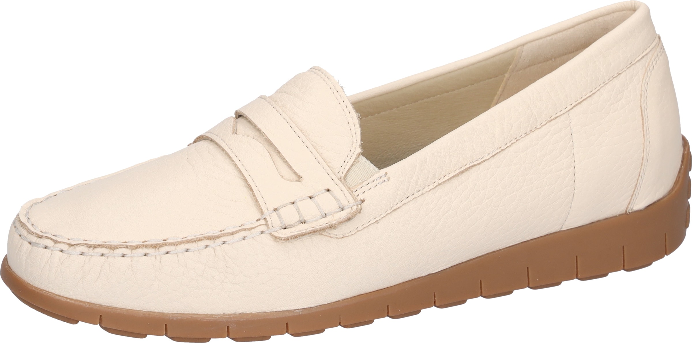 WALDLÄUFER Moccasins in Beige: front