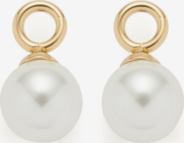 LEONARDO Earrings in White: front