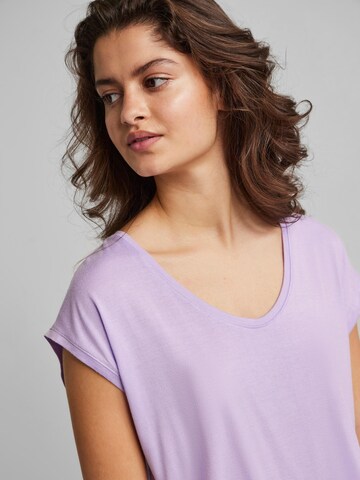 PIECES - Camisa 'Billo' em roxo