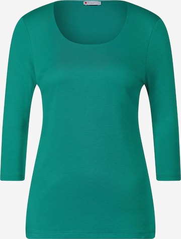 STREET ONE Shirt 'Pania' in Groen: voorkant