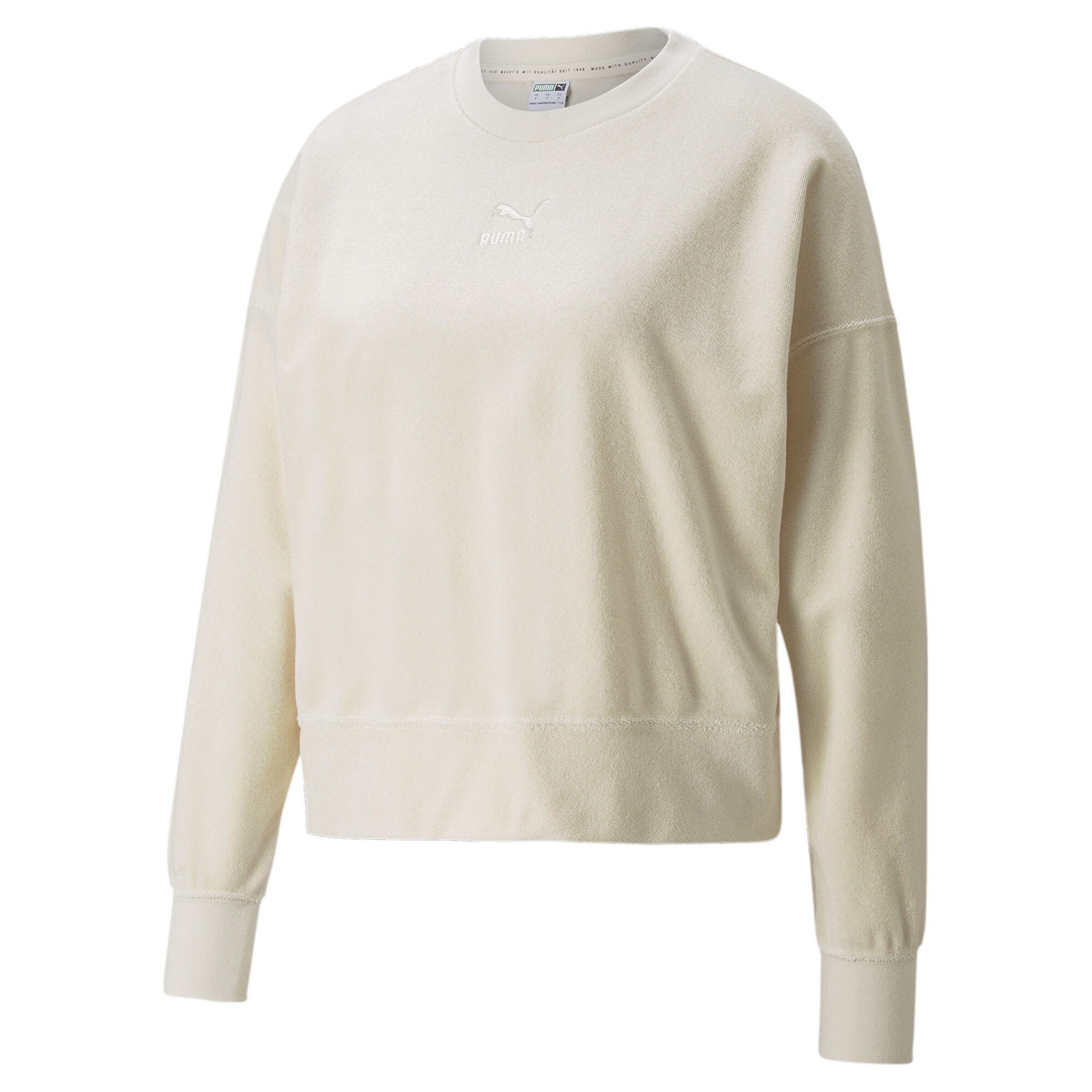 PUMA Sweatshirt in Beige: front