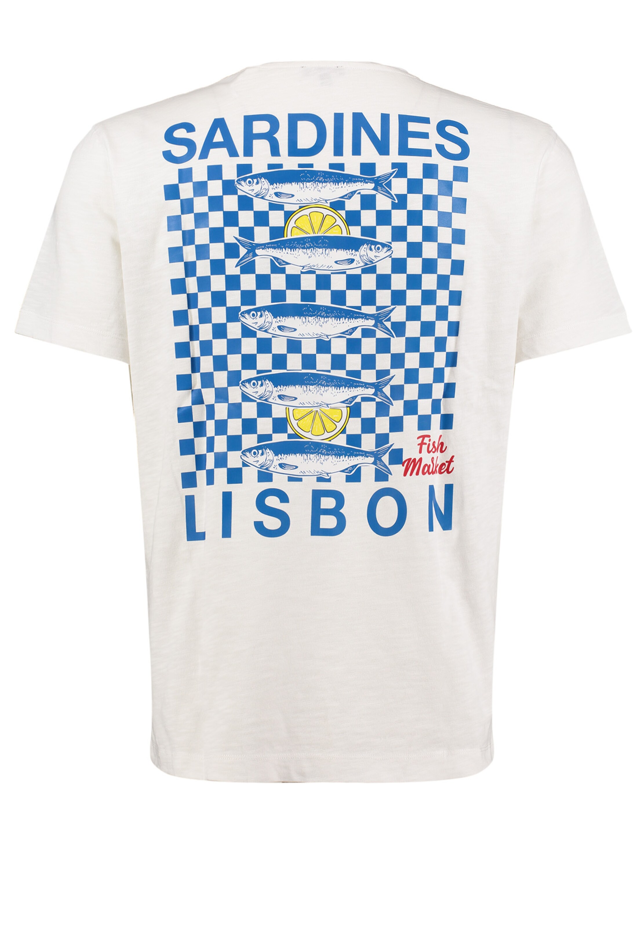 Key Largo T-shirt 'KLSARDINES' i beige
