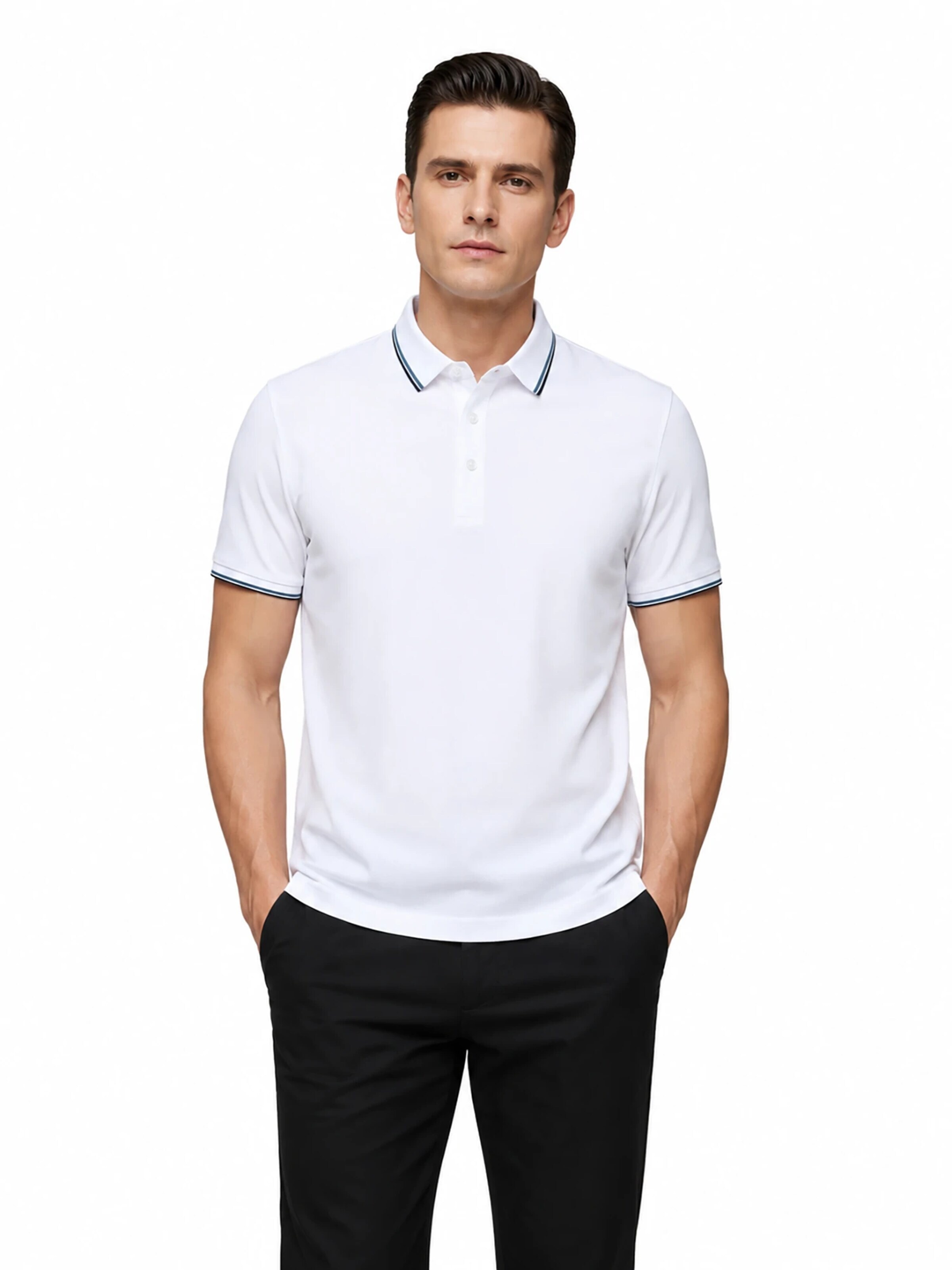 ALLTHEMEN Shirt 'Haltung' in White