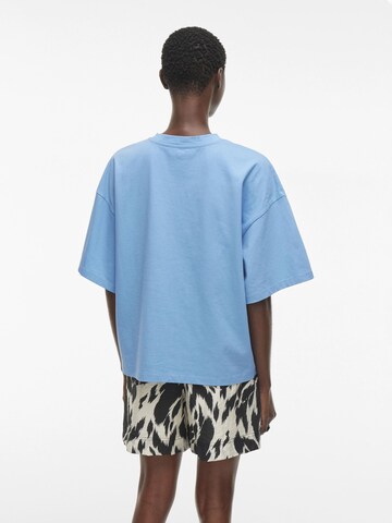 T-shirt ROUGE EDIT en bleu