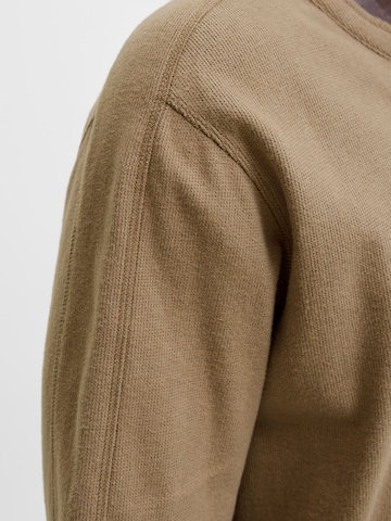 Jack & Jones Premium Shirt 'JPRBLUTYRELL' in Brown