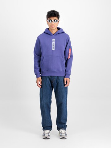 ALPHA INDUSTRIES Bluzka sportowa w kolorze fioletowy