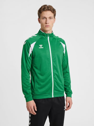 Veste de survêtement 'Core 2.0' Hummel en vert : devant