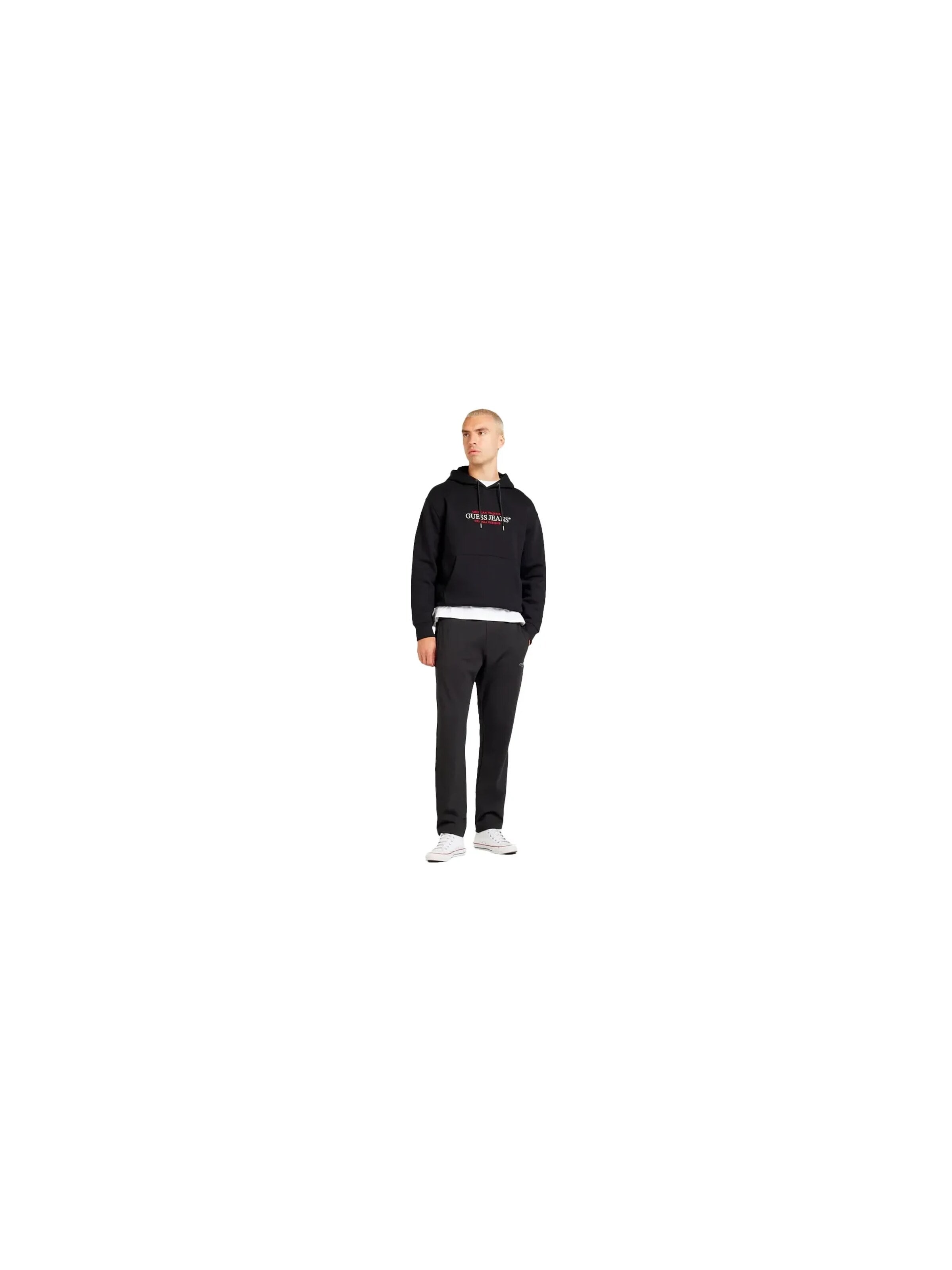 GUESS - Sudadera 'G active' en negro