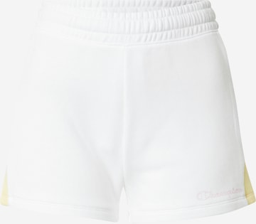 Regular Pantaloni de la Champion Authentic Athletic Apparel pe alb: față