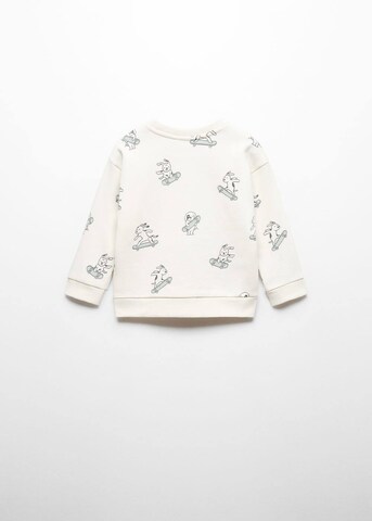 MANGO KIDSSweater majica 'Aopskate' - bijela boja
