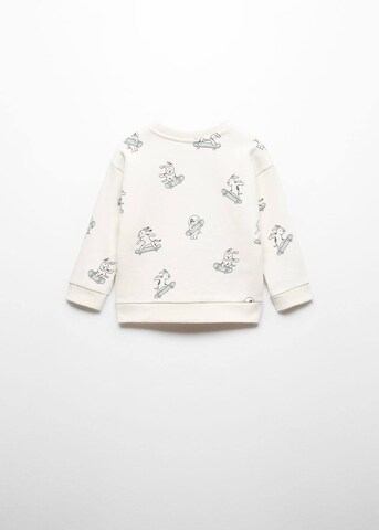 Bluză de molton 'Aopskate' de la MANGO KIDS pe alb
