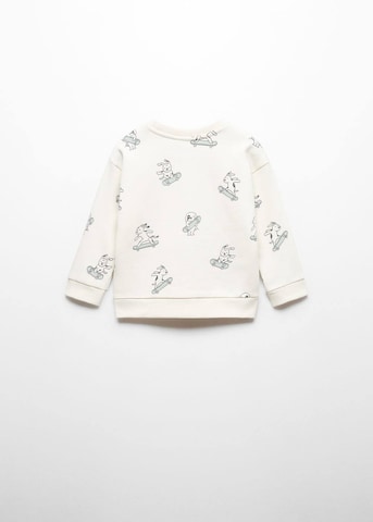 MANGO KIDSSweater majica 'Aopskate' - bijela boja