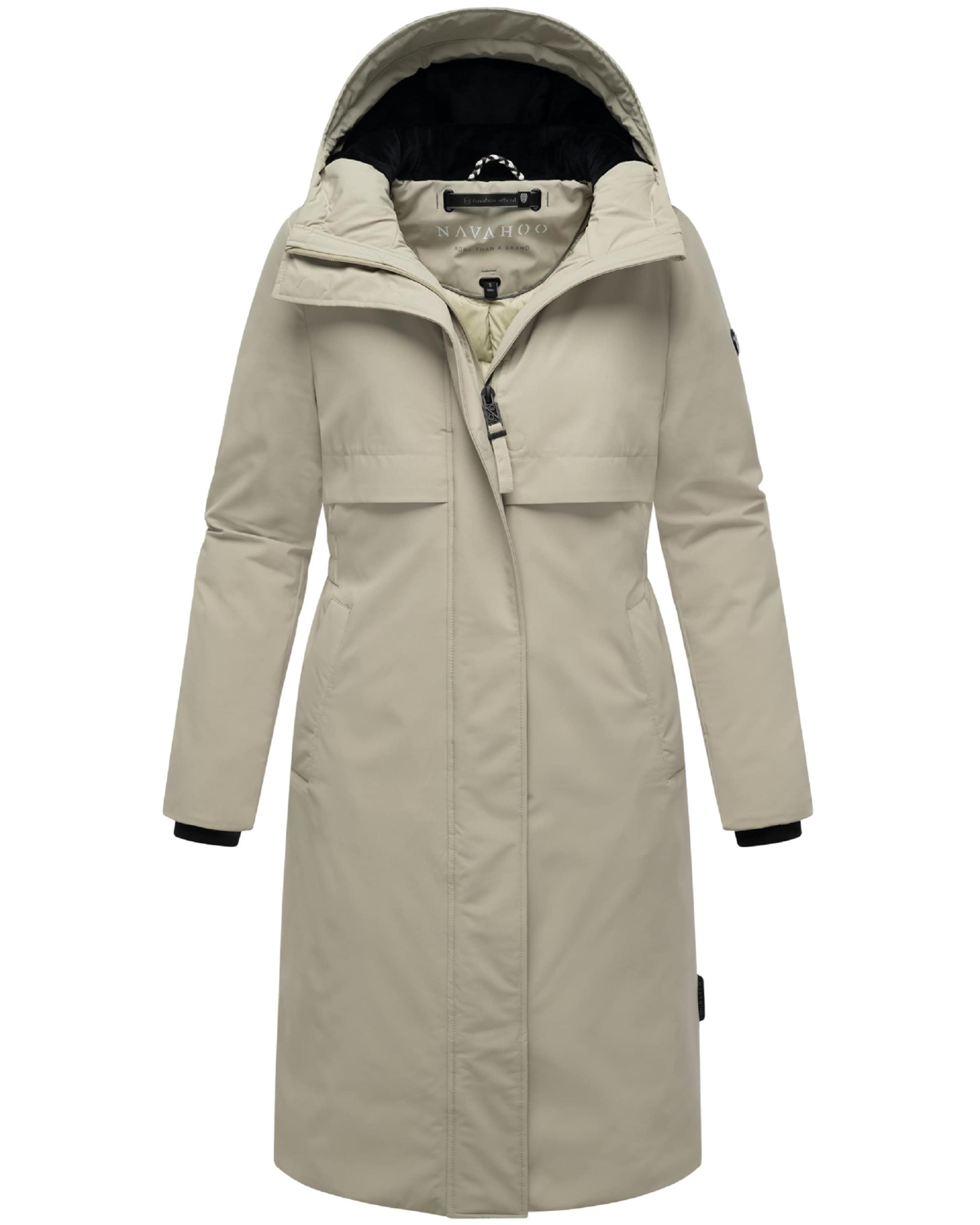 NAVAHOO Wintermantel 'Eismelodie 14' in Grijs