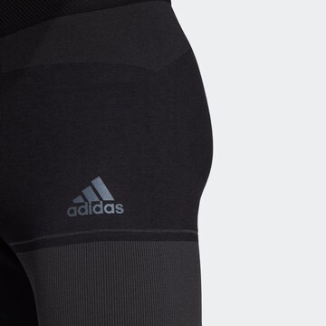 ADIDAS SPORTSWEARSkinny Sportske hlače 'X-City Warm ' - crna boja