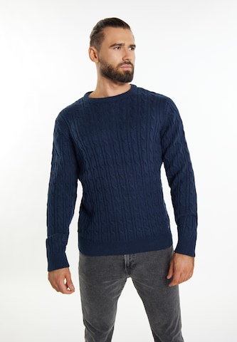 DreiMaster Vintage Sweater 'Imane' in Blue: front