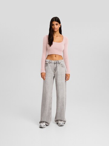 Bershka Sweater in Pink