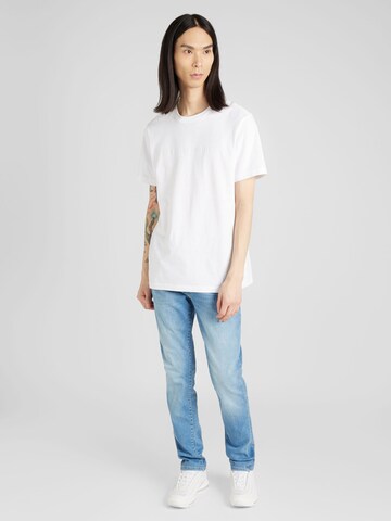 Coupe slim Pantalon cargo 'Loom' Only & Sons en bleu