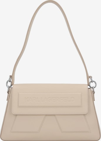 Sac bandoulière 'Ikon' Karl Lagerfeld en beige : devant
