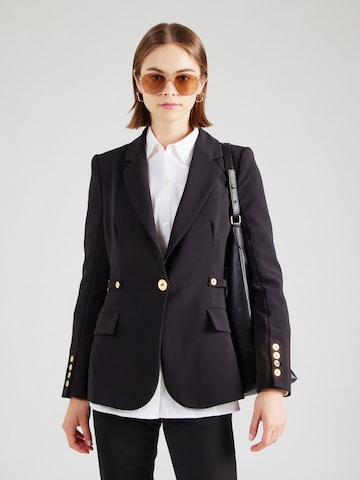 Sacou de la Elisabetta Franchi pe negru: față