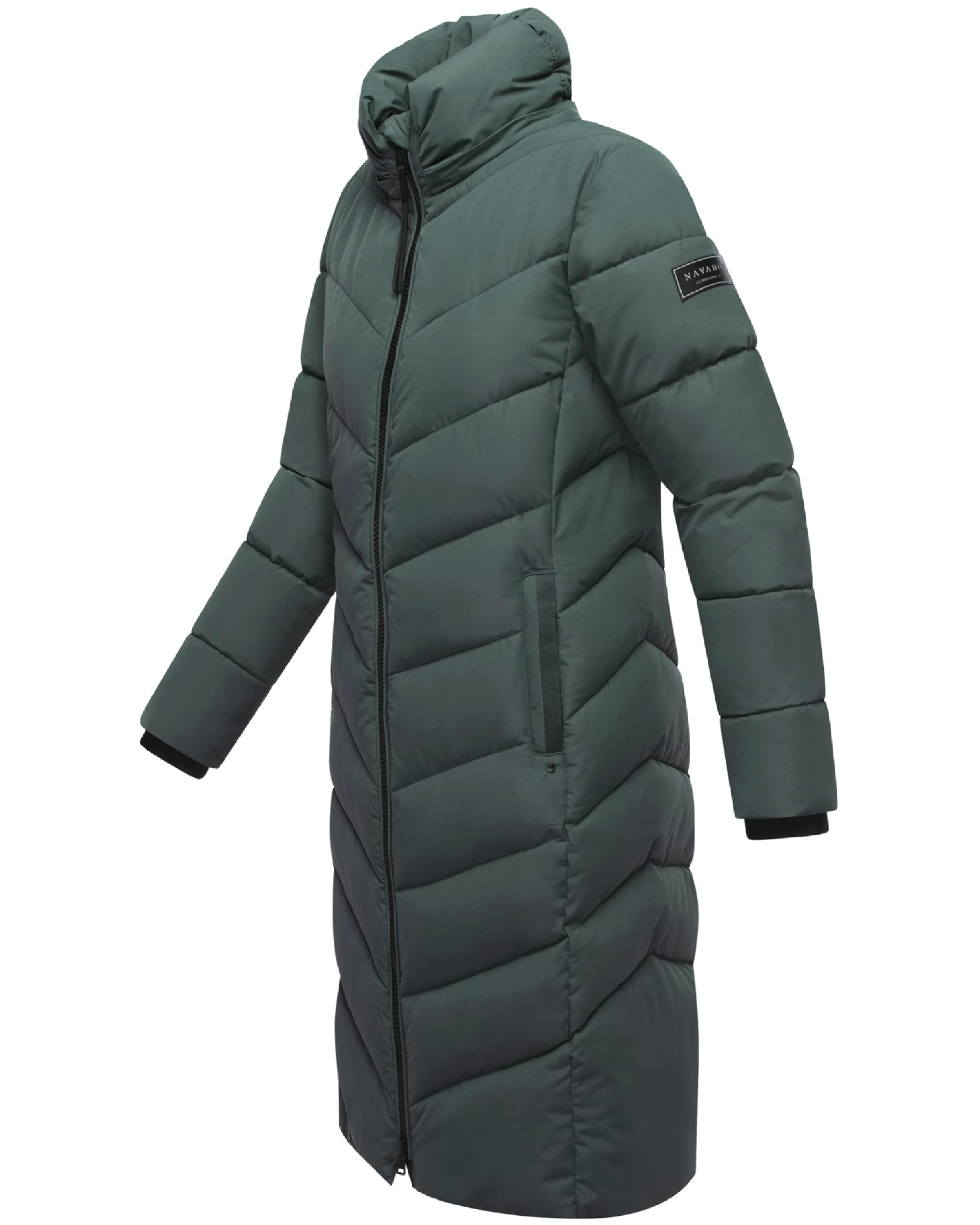 NAVAHOO Winter Coat 'Sahnekatzii XIV' in Green