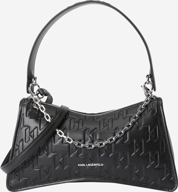 Karl Lagerfeld Schultertasche 'Seven Element' in Schwarz