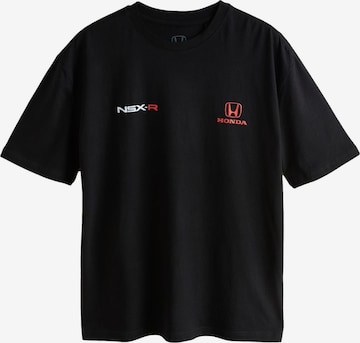 T-Shirt Next en noir : devant