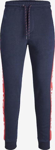 JACK & JONES - Tapered Pantalón 'Gordon Huncho' en azul: frente