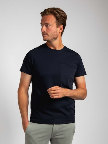 T-Shirt 'Sonny Pocket' Suitable en bleu