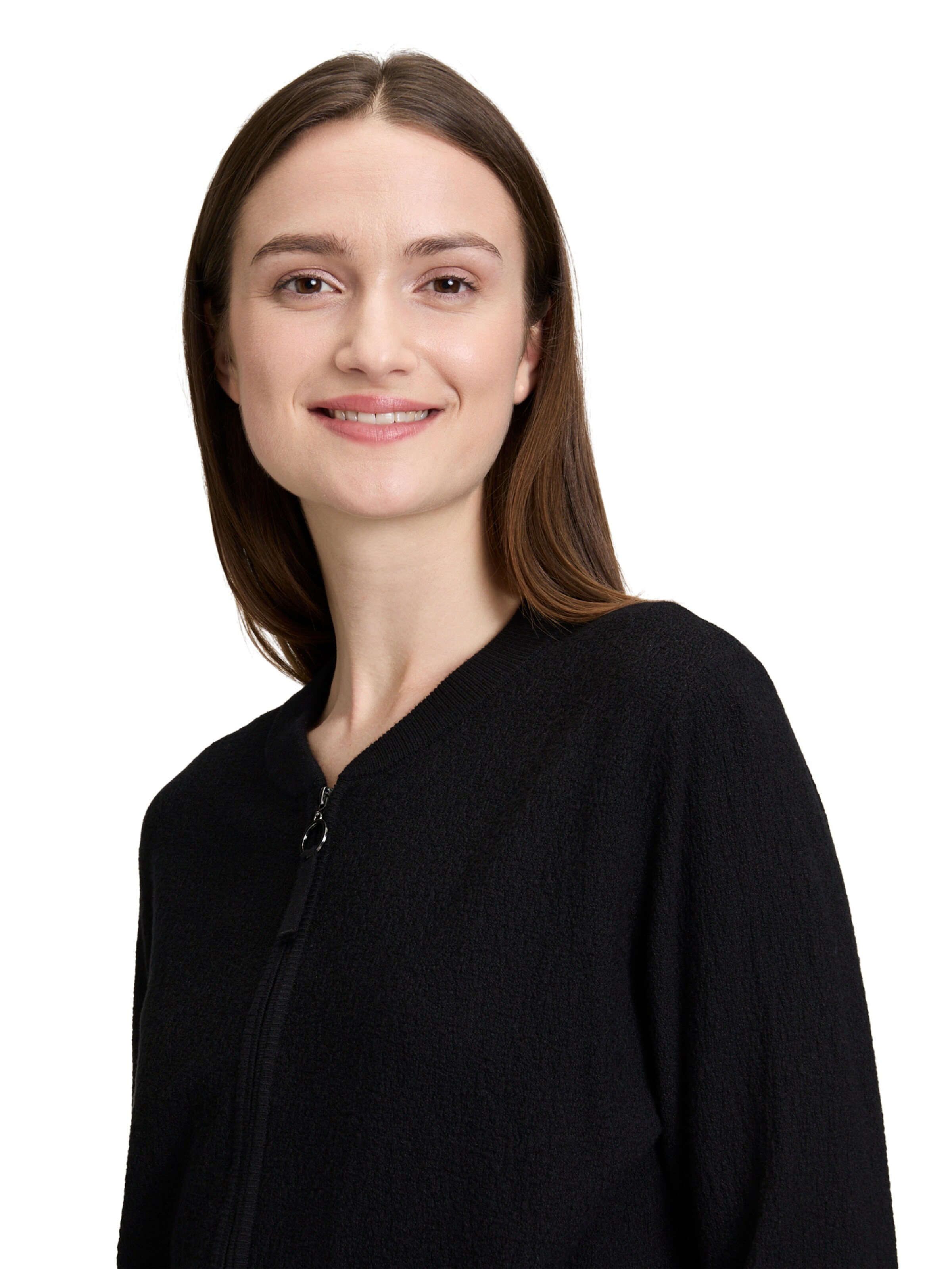 Betty & Co Strickjacke in Schwarz