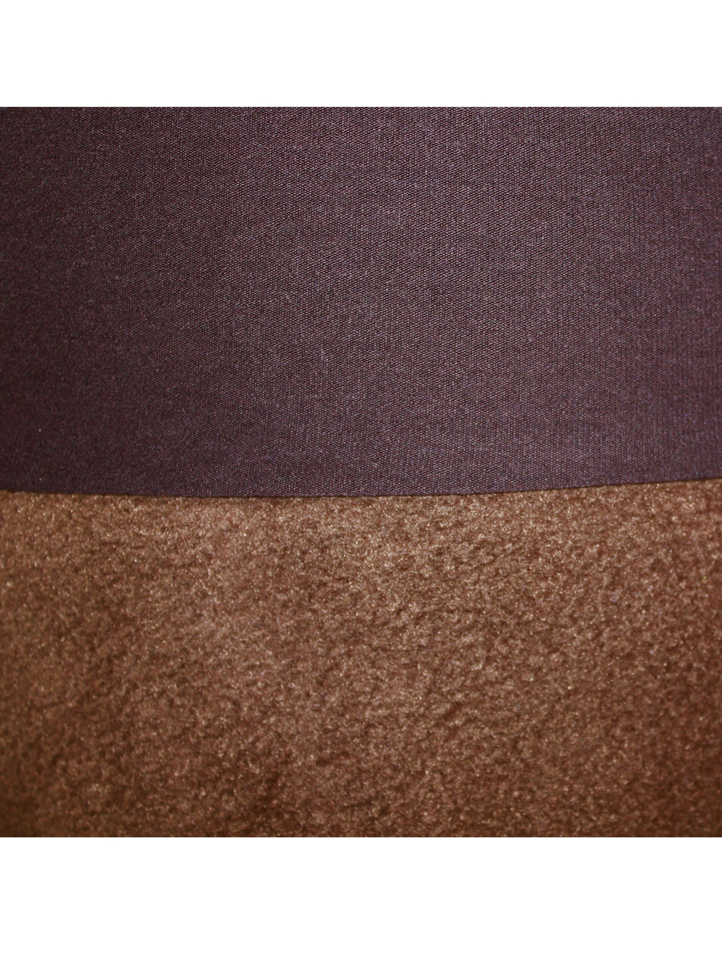 dunkle design Rock 'A-Linie Fleece'‌‌‌‌‌ in Braun